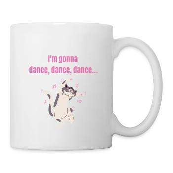 Carnival - Dance dance dance funny dancing cat - Mug - white - Right