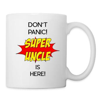Super Uncle / Super Onkel - Tasse - Weiß - Rechts