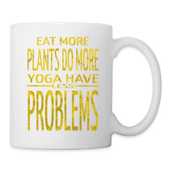 present cool animal rights plant fun jokes humor - Mug - white - Right