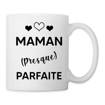 Maman presque parfaite - Mug blanc - blanc - Droite