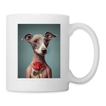 Italian Greyhound Valentins Tag - Tasse - Weiß - Rechts