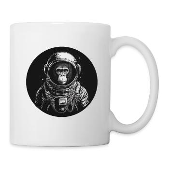 Spacemonkey - Mug blanc - blanc - Droite