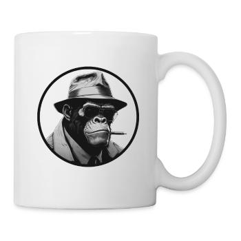 Mafia Gorilla Affe - Tasse - Weiß - Rechts