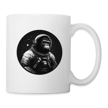Affe Space Monkey Weltraum - Mug - white - Right