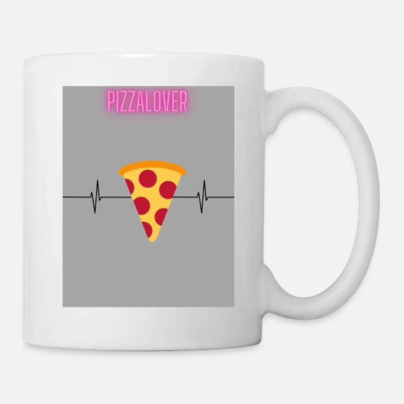 Pizzalover - Tasse - Weiß