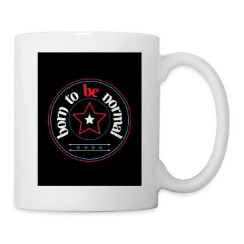 born to be normal - Mug - white - Right