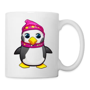 Penguin Cartoon Cute Pengu Animal Funny Comic 1 - Mug - white - Right
