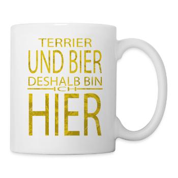 weihnachten geburtstagsgeschenkidee hunderasse - Tasse - Weiß - Rechts