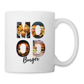 MOOD Burger Print - Tasse - Weiß - Rechts