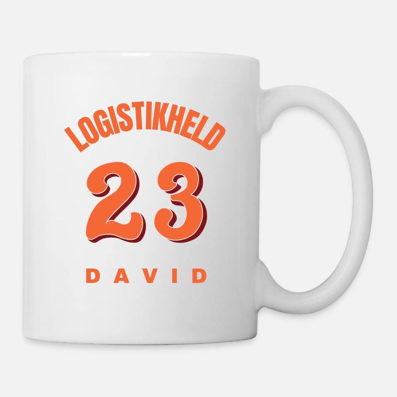 LOGISTIKHELD23 DAVID - Tasse - Weiß