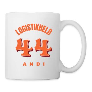 LOGISTIKHELD 44 ANDI - Tasse - Weiß - Rechts