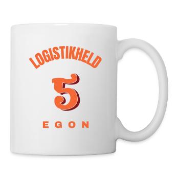 LOGISTIKATHLET 5 EGON - Tasse - Weiß - Rechts
