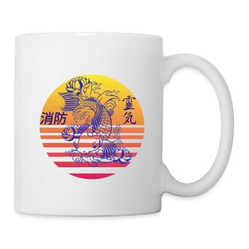 Koi rise up - Mug - white - Right