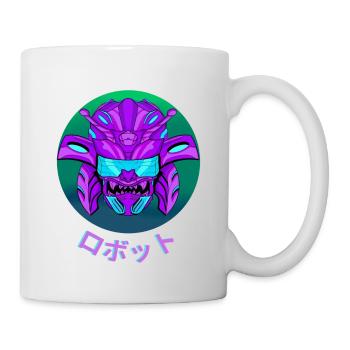 Futuristic Samurai - Tasse - Weiß - Rechts