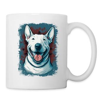 Cheerful Bull Terrier - Mug - white - Right
