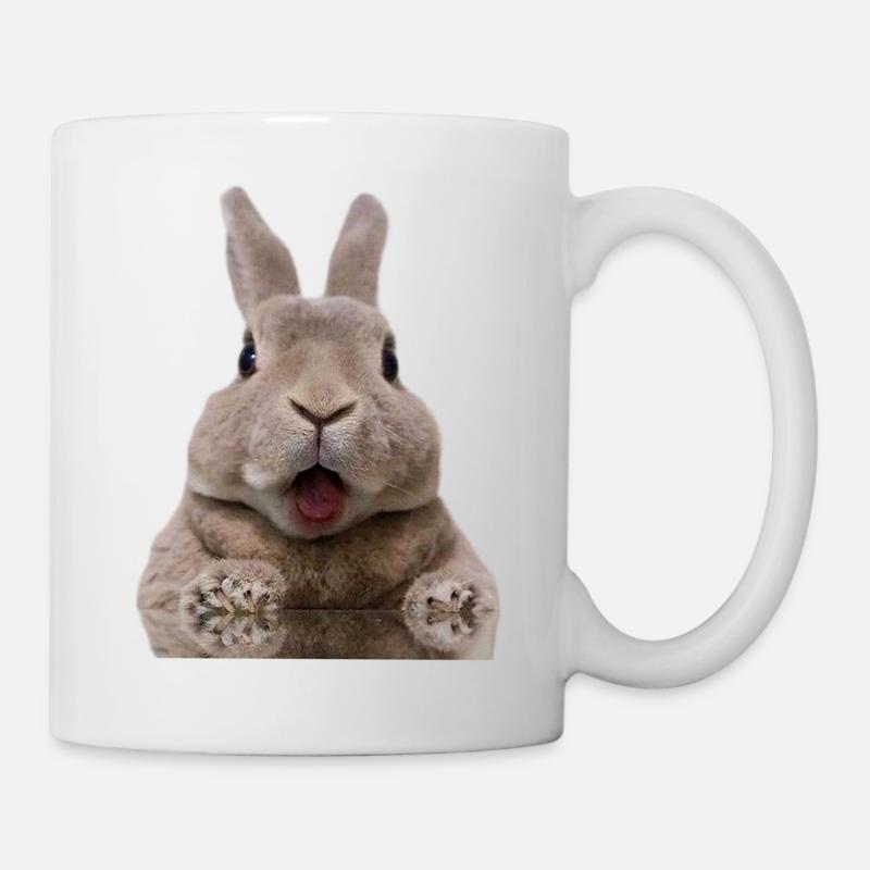 Kaninchen - Tasse - Weiß