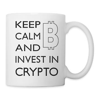 Bitcoin Trading Crypto Aktien - Tasse - Weiß - Rechts