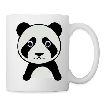 Süßer Panda Kawaii Cartoon Bär Liebe 5 - Tasse - Weiß - Rechts