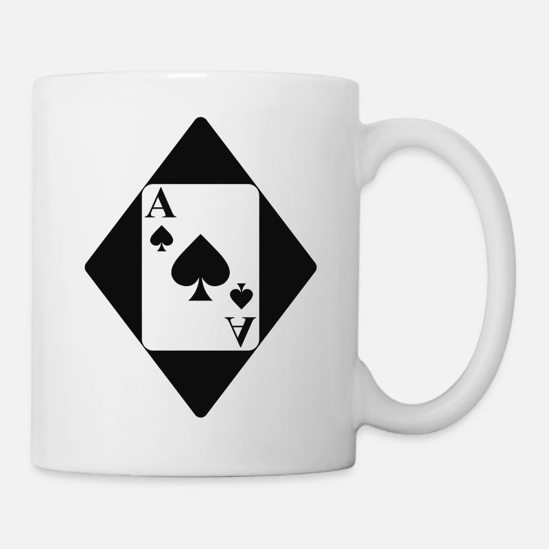 Cartes - Mug blanc - blanc