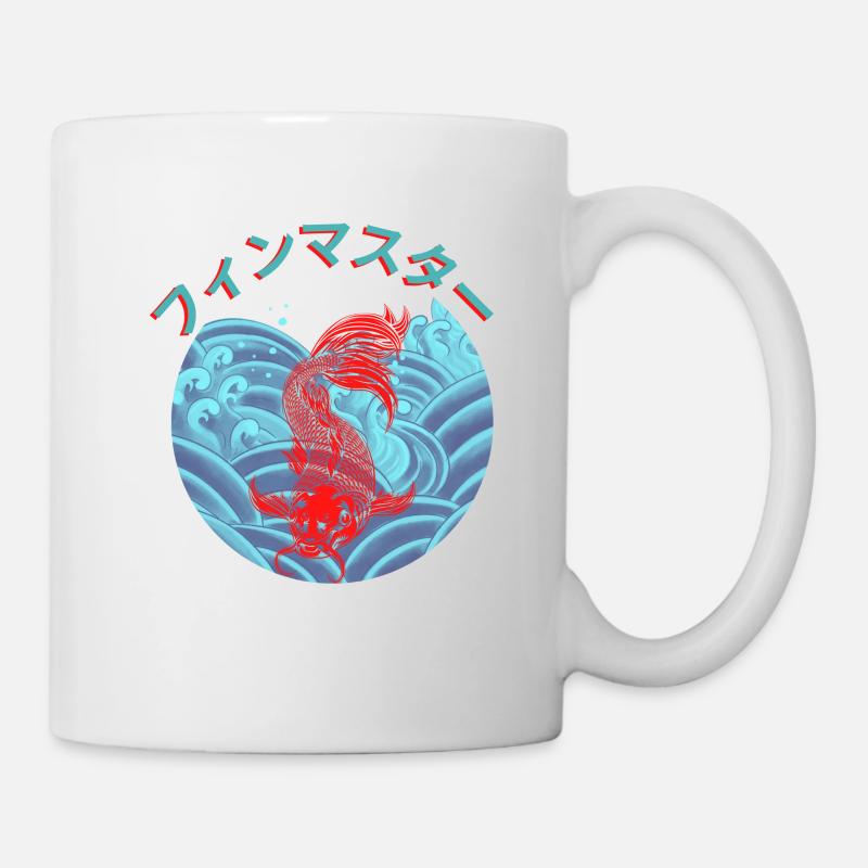 Flossenmeister_ フィンマスター - Mug blanc - blanc