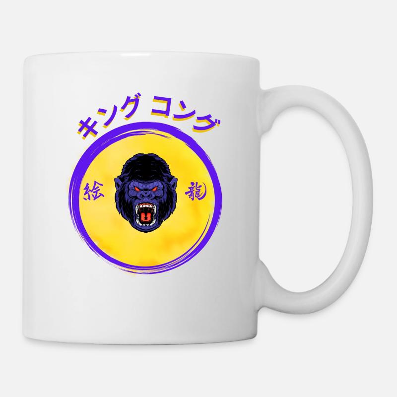 Gorilla_Scream - Mug blanc - blanc