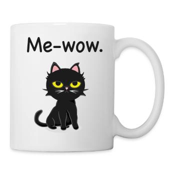Me-wow. - Tasse - Weiß - Rechts