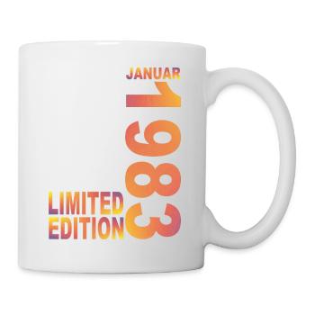 40th Birthday Man 40 Years Limited Edition Janvier - Mug blanc - blanc - Droite