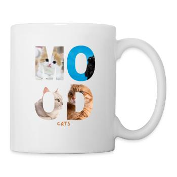 Mood Cats - Tasse - Weiß - Rechts