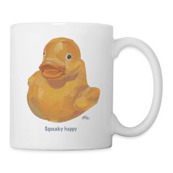 Grinçant heureux - Mug blanc - blanc - Droite