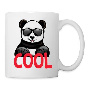 cooler Panda - Tasse - Weiß - Rechts
