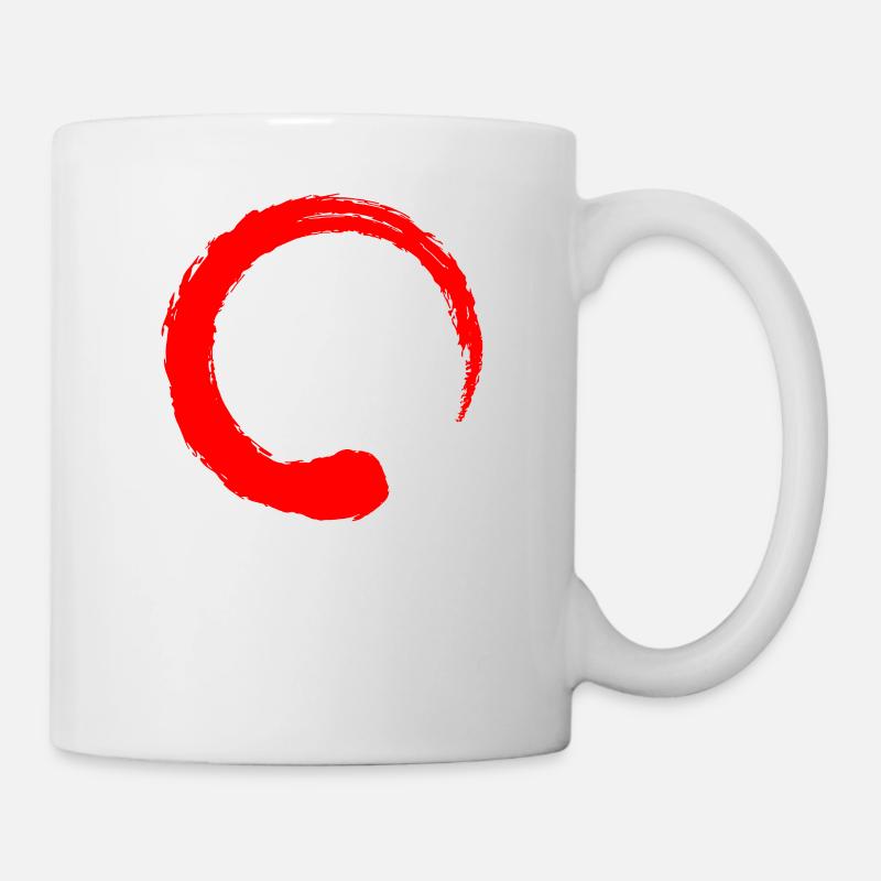Enso meaning Japanese kanji words character - Mug - white