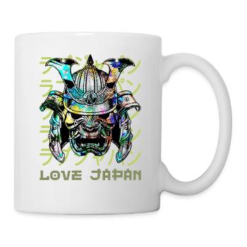 Guerrier Samouraï Japonais Kanji Symbole Kanji Amour - Mug blanc - blanc - Droite