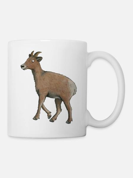 mountain goat - Mug - white
