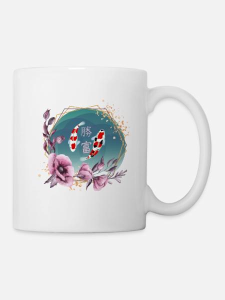 Koi_Harmony2 - Mug blanc - blanc