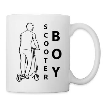 E-Scooter E-Roller Scooter - Mug - white - Right
