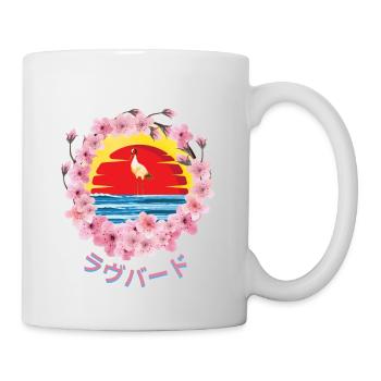 Kranich_Sunrise - Mug - white - Right