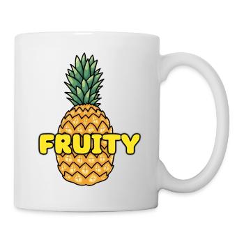 FRUITY ANANAS - Tasse - Weiß - Rechts