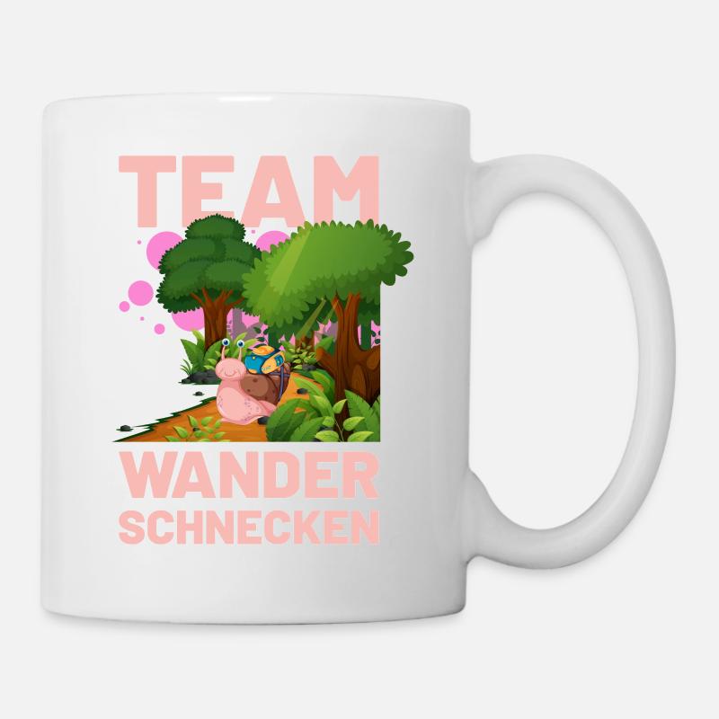 Team Wanderschnecken - Tasse - Weiß