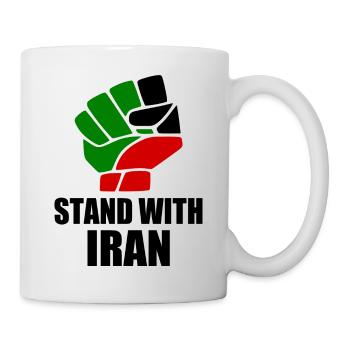Stand with iran - Mug - white - Right