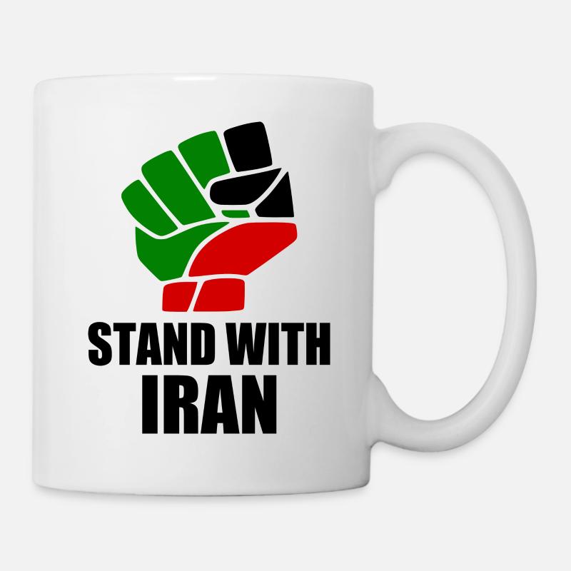 Stand with iran - Mug blanc - blanc