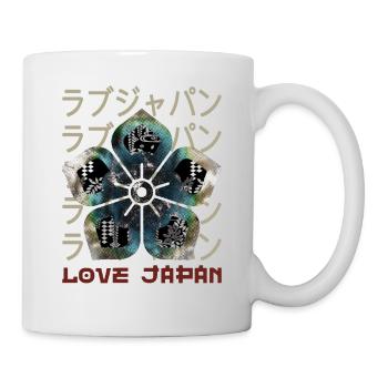 Emblème Symbole Japonais Crest Word Kanji Love - Mug blanc - blanc - Droite