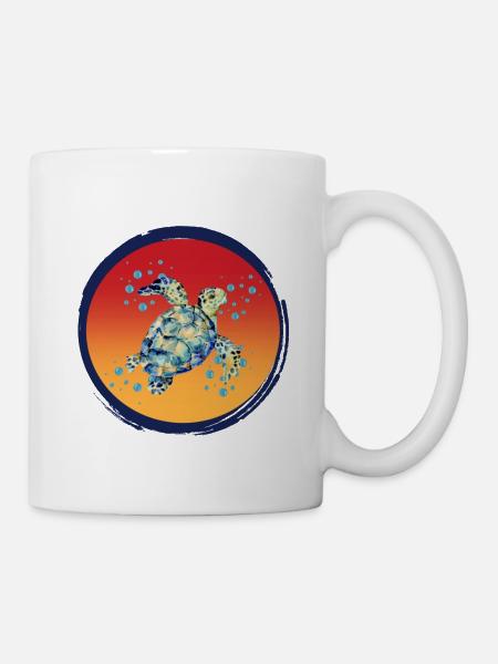 Turtle_Harmony - Mug blanc - blanc