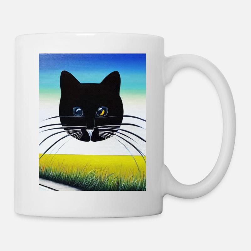 Katze - Tasse - Weiß