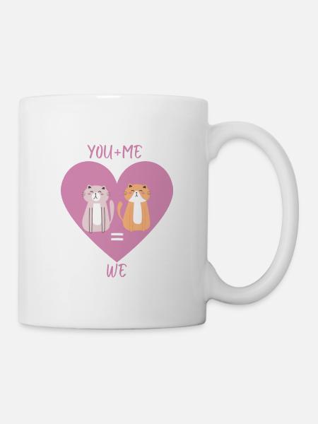 You and Me We LOve - Tasse - Weiß