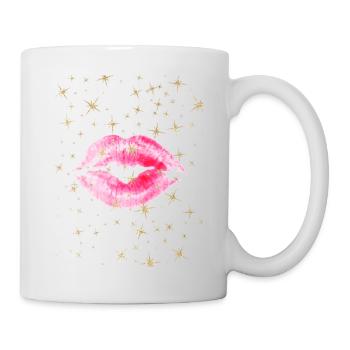 Embrasser la bouche - Mug blanc - blanc - Droite