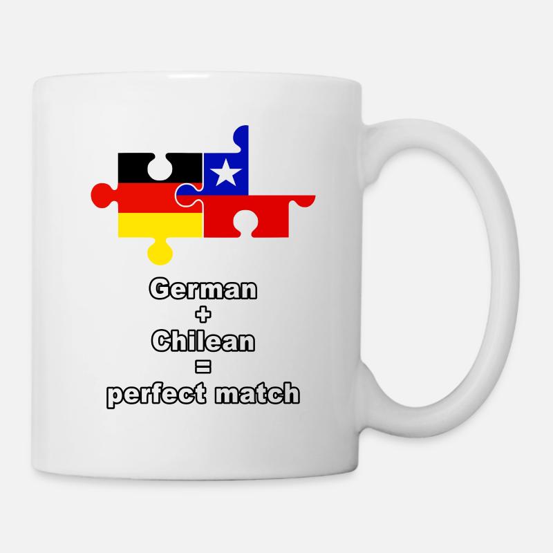 German Chilean Puzzle - Tasse - Weiß