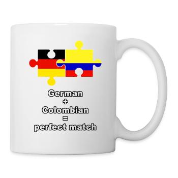 German Colombian Puzzle - Mug - white - Right