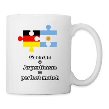German Argentinean Puzzle - Mug - white - Right