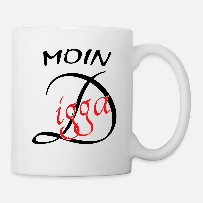 Moin Digga - Tasse - Weiß