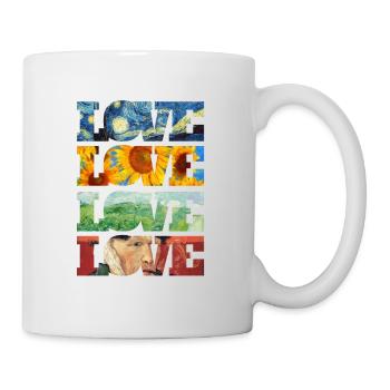 Love T-Shirt - Mug - white - Right